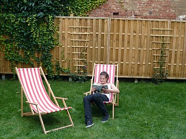 Ferienwohnung in Merkendorf - Relaxen im Garten