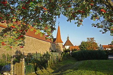 Ferienwohnung in Merkendorf - Stadtmauer von Merkendorf