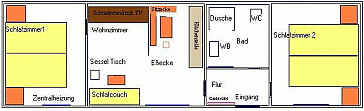 Ferienhaus Grundrissplan 1