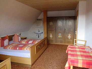 Ferienwohnung in St. Georgen-Langenschiltach - Wohnung 2, grosses Schlafzimmer mit Zusatzbett