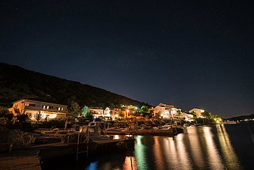 Ferienwohnung in Supetarska Draga - Villa Antonella bei Nacht