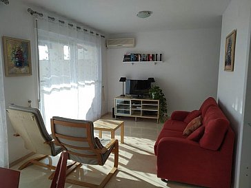 Ferienwohnung in Almerimar - Wohnzimmer Fernseh-Ecke