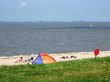 Ferienhaus in Krummhörn-Hamswehrum - Strand am Knock (Rysum)