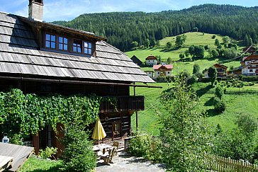 Ferienhaus in Ebene Reichenau - Ferienhaus Melzer mit Terrasse im Sommer