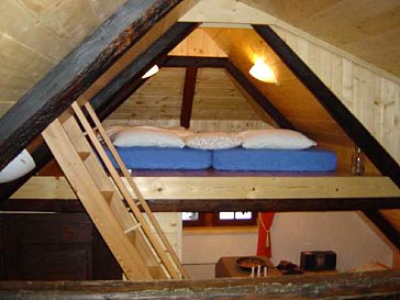 Ferienhaus in Ebene Reichenau - Die Schlafmöglichkeiten im Dachgeschoss