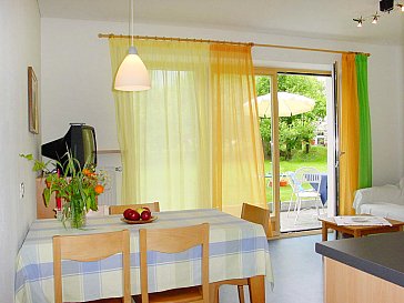 Ferienwohnung in Algund - Abendrot Wohnküche