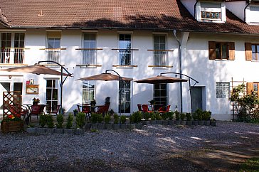 Ferienwohnung in Pfaffenhausen - Unser Biergarten