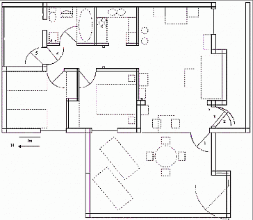 Ferienwohnung Grundrissplan 1