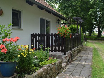 Ferienwohnung in Stolpe - 1-Raum Appartement mit eingezäunter Terrasse