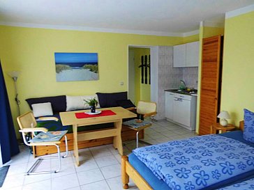 Ferienwohnung in Stolpe - 1-Raum Appartement mit kleiner 'Miniküche'