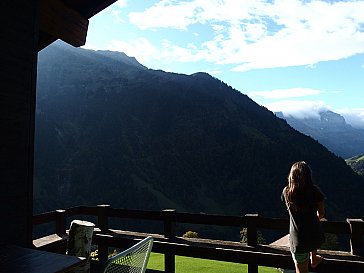 Ferienhaus in Matt - Aussicht