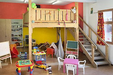 Ferienwohnung in Saas-Almagell - Kinderspielzimmer