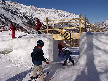 Ferienwohnung in Saas-Almagell - Winter