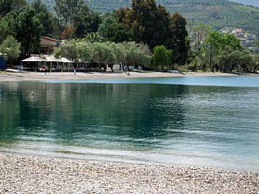 Ferienhaus in Rododafni - Der Strand