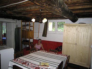 Ferienhaus in Peristera - Das Studio mit Küche und Wintergartenzimmer vorne