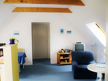 Ferienwohnung in Stolpe - Wohnzimmer