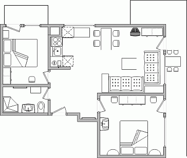 Ferienwohnung Grundrissplan 1