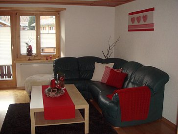 Ferienwohnung in Saas-Grund - Wohnzimmer