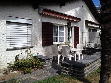 Ferienhaus in Ascona - Hintere Loggia/Sitzplatz 2