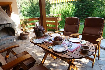 Ferienhaus in Schiefling - Terrasse