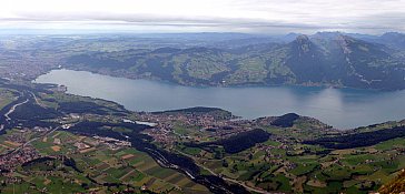 Ferienwohnung in Frutigen - Panoramablick vom Niesen