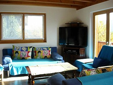 Ferienhaus in Les Collons - Wohnzimmer