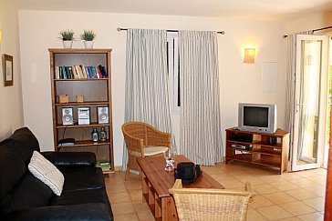 Ferienhaus in Sa Ràpita - Ferienhaus Jasmin, Wohnzimmer mit Klimaanlage