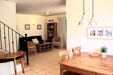 Ferienhaus in Sa Ràpita - Ferienhaus Jasmin, Küche und Wohnzimmmer