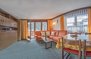 Ferienwohnung in Saas-Fee - Wohnzimmer