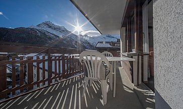 Ferienwohnung in Saas-Fee - Balkon