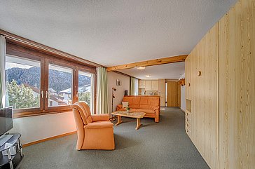 Ferienwohnung in Saas-Fee - Wohnzimmer