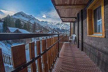 Ferienwohnung in Saas-Fee - Balkon