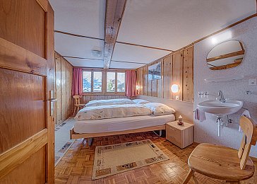 Ferienwohnung in Saas-Fee - Schlafzimmer