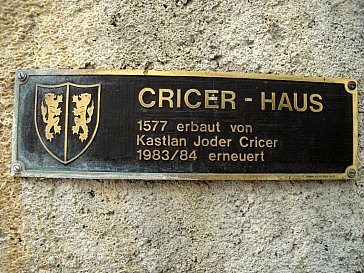 Ferienwohnung in Visp - Das Cricerhaus hat Geschichte