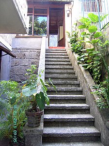 Ferienhaus in Rio de Janeiro - Treppe zum äusseren Entrée
