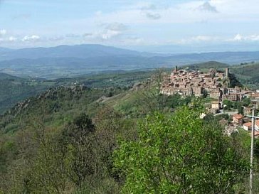 Ferienwohnung in Roccatederighi - Luftaufnahme