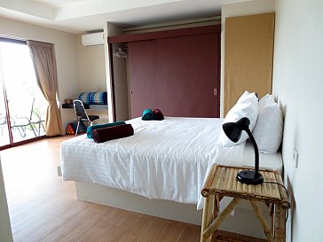 Ferienhaus in Koh Samui - Schlafzimmer mit Doppelbett