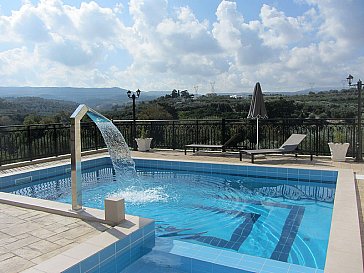 Ferienhaus in Filippos - Pool