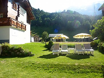 Ferienwohnung in Saas-Grund - Umgebung Sommer