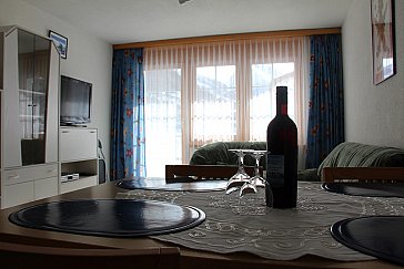 Ferienwohnung in Saas-Grund - Wohnraum