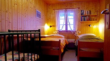 Ferienhaus in Zinal - Schlafzimmer mit Einzelbetten Gaieté - 1