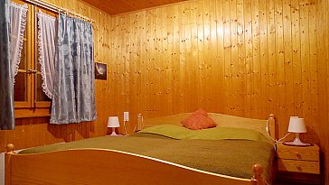 Ferienhaus in Zinal - Schlafzimmer mit Doppelbett Gaieté - 2
