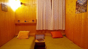 Ferienhaus in Zinal - Schlafzimmer mit Einzelbetten Gaieté - 2