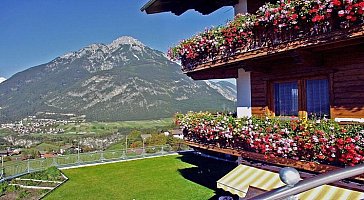 Ferienwohnung in Arzl im Pitztal - Aussicht auf die Pitztaler Berg
