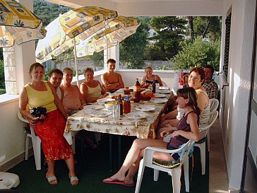 Ferienwohnung in Orebic - Terrasse 11 Personen - 2.Obergeschoss