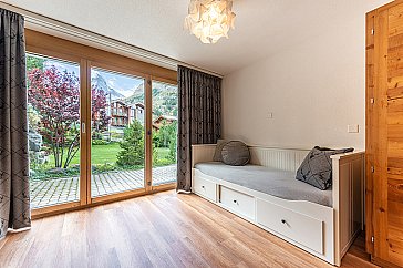 Ferienwohnung in Zermatt - Elternschlafzimmer