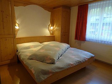 Ferienwohnung in Saas-Almagell - Schlafzimmer