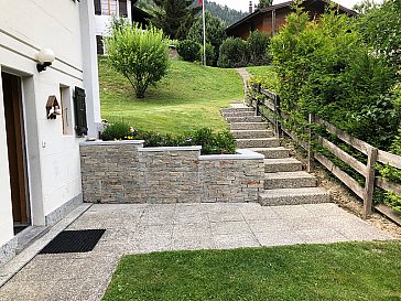 Ferienhaus in Fiesch - Zugang Ferienhaus Adele