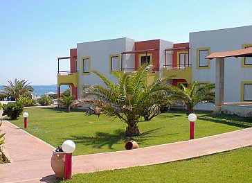 Ferienwohnung in Chorafakia - Blick auf die Wohnungen