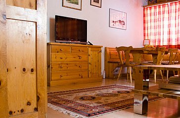 Ferienwohnung in Celerina - Wohnzimmer